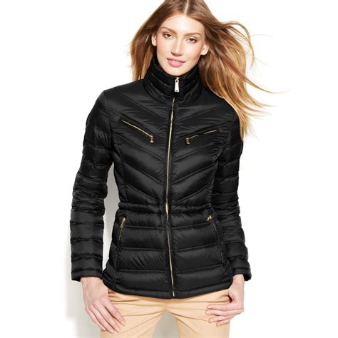 michael kors packable down fill womens|Michael Kors packable puffer jacket.